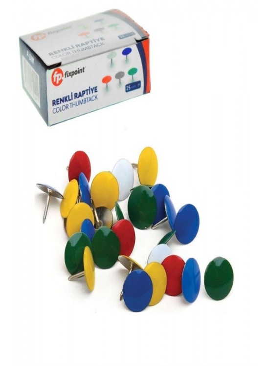 Fixpoint Renkli Raptiye 25li P-2411 Fixpoint Renkli Raptiye 25li P-2411
