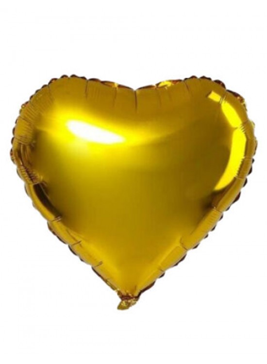 Folyo Balon Kalp Gold 22"