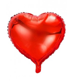 Folyo Balon Kalp Kırmızı 22"