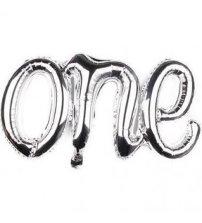 Folyo Balon One Gümüş 16" 2871