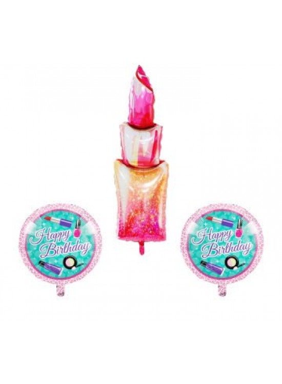 Folyo Balon Ruj Set 3 Lü 47" Folyo Balon Ruj Set 3 Lü 47"