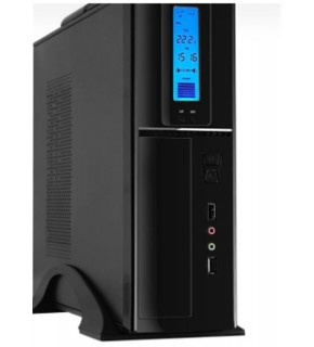 Frisby FC-S6040B USB 300W Matx Slim Tower Kulplu Kasa - Dijital Gösterge