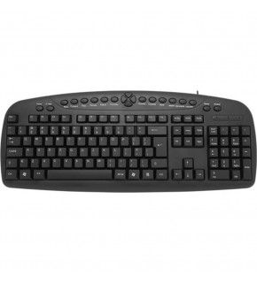 Frisby FK-130EU İngilizce Q Usb Kablolu Siyah Klavye