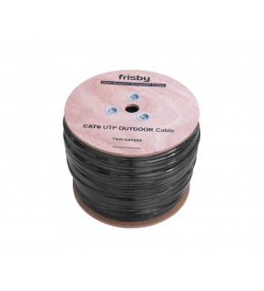 Frisby FNW-CAT624 CAT 6 UTP Outdoor Kablo (305mt) Dış Mekan Kalınlık: 0.58 mm-23 AWG
