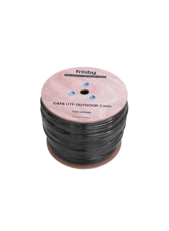 Frisby FNW-CAT624 CAT 6 UTP Outdoor Kablo (305mt) Dış Mekan Kalınlık: 0.58 mm-23 AWG Frisby FNW-CAT624 CAT 6 UTP Outdoor Kablo (305mt) Dış Mekan Kalınlık: 0.58 mm-23 AWG