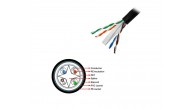 Frisby FNW-CAT624 CAT 6 UTP Outdoor Kablo (305mt) Dış Mekan Kalınlık: 0.58 mm-23 AWG Frisby FNW-CAT624 CAT 6 UTP Outdoor Kablo (305mt) Dış Mekan Kalınlık: 0.58 mm-23 AWG