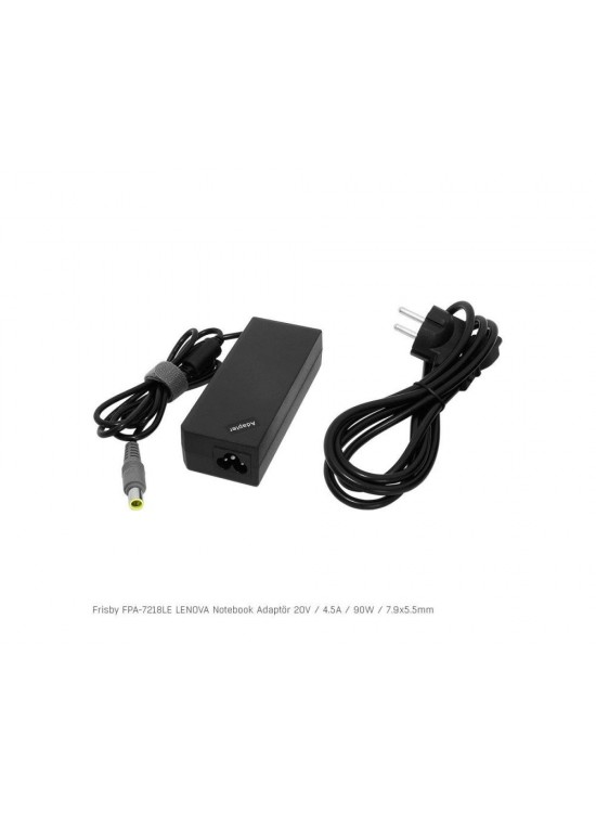 Frisby FPA-7218LE Notebook Adaptör (Lenovo) 20V 4.5A (Uç Boyutu : 7.9 x 5.5mm) Frisby FPA-7218LE Notebook Adaptör (Lenovo) 20V 4.5A (Uç Boyutu : 7.9 x 5.5mm)
