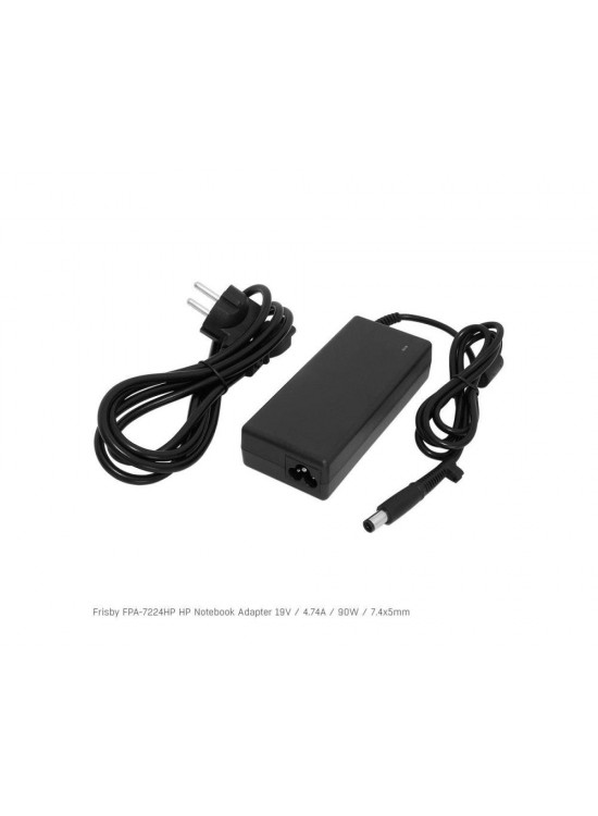 Frisby FPA-7224HP Notebook Adaptör (HP)  19V 4.74A  (Uç Boyutu 7.4 x 5.0mm)