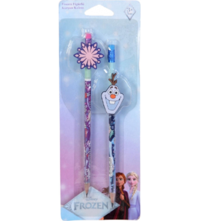 Frozen Figürlü Kurşun Kalem 2 Li Paket Cool-Letgo
