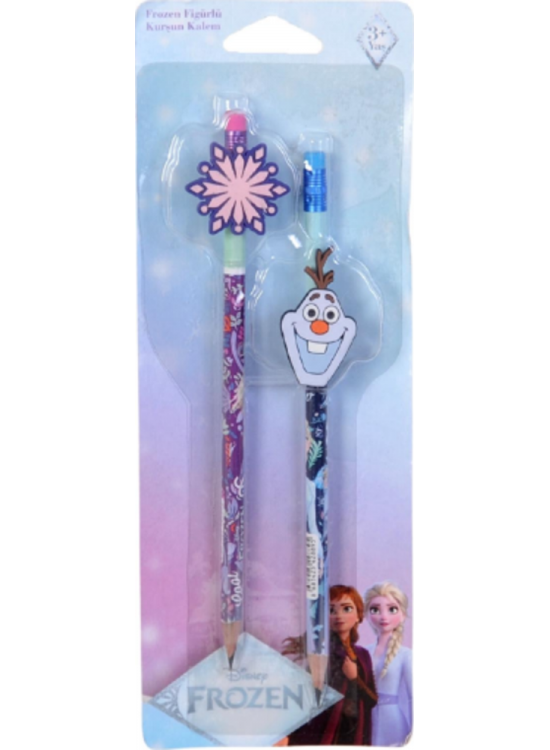 Frozen Figürlü Kurşun Kalem 2 Li Paket Cool-Letgo