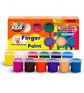 Funny Kids Parmak 12 Lİ Set 25 ML