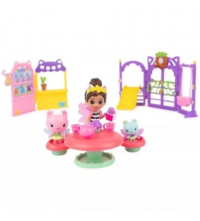 Gabbys Dollhouse Kitty Peri Bahçe Partisi Oyun Seti