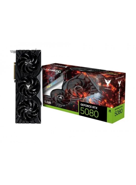 Gainward GeForce RTX5080 Phoenix 16GB GDDR7 256bit Gaming Kırmızı Kutu Ekran Kartı Gainward GeForce RTX5080 Phoenix 16GB GDDR7 256bit Gaming Kırmızı Kutu Ekran Kartı