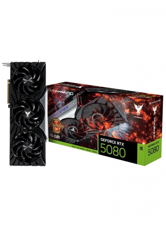 Gainward GeForce RTX5080 Phoenix GS V1 16GB GDDR7 256Bit Gaming Ekran Kartı (NE75080S19T2-GB2031C) Gainward GeForce RTX5080 Phoenix GS V1 16GB GDDR7 256Bit Gaming Ekran Kartı (NE75080S19T2-GB2031C)