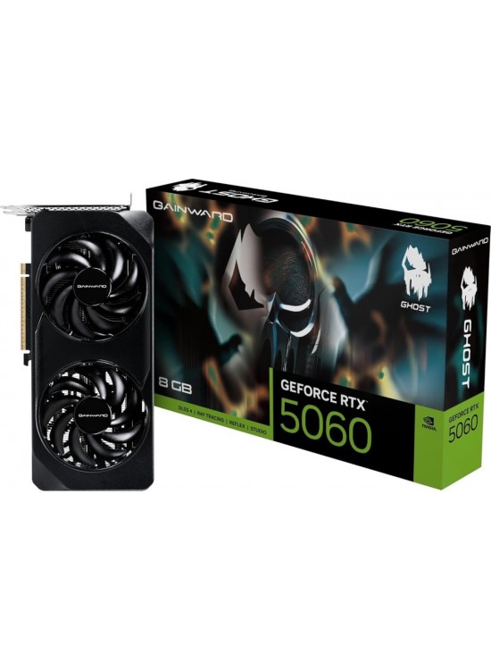 Gainward RTX5060 Ghost 8GB GDDR7 128Bit (NE75060019P1-GB2063B) Ekran Kartı
