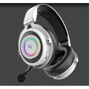 Gameagle GE2010 Step Hunter S1 RGB  Kablosuz Mikrofonlu Oyuncu Kulaklığı Beyaz