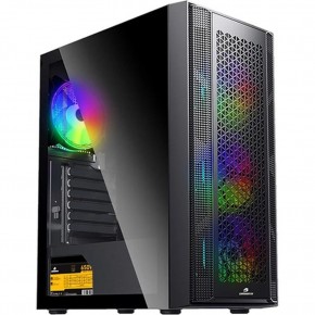 GameboosterGB-PE05B 600w 80+ USB3.0 Full Siyah Tempered Glass RGB Fanlı kasa