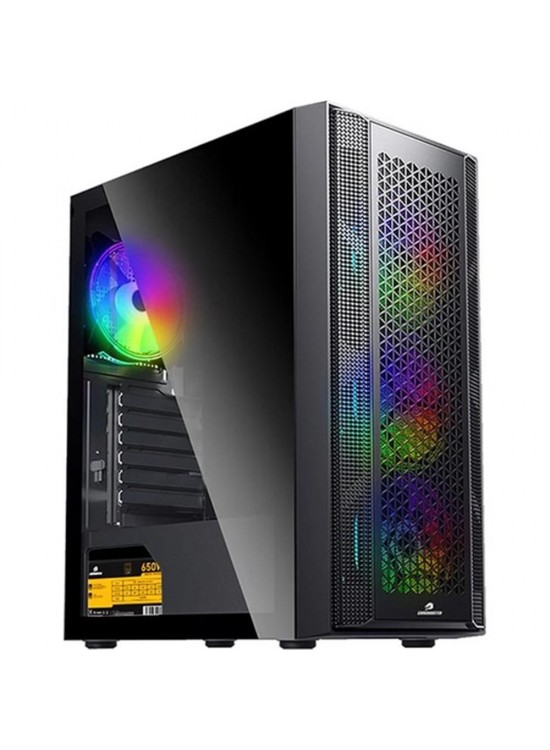 GameboosterGB-PE05B 600w 80+ USB3.0 Full Siyah Tempered Glass RGB Fanlı kasa GameboosterGB-PE05B 600w 80+ USB3.0 Full Siyah Tempered Glass RGB Fanlı kasa