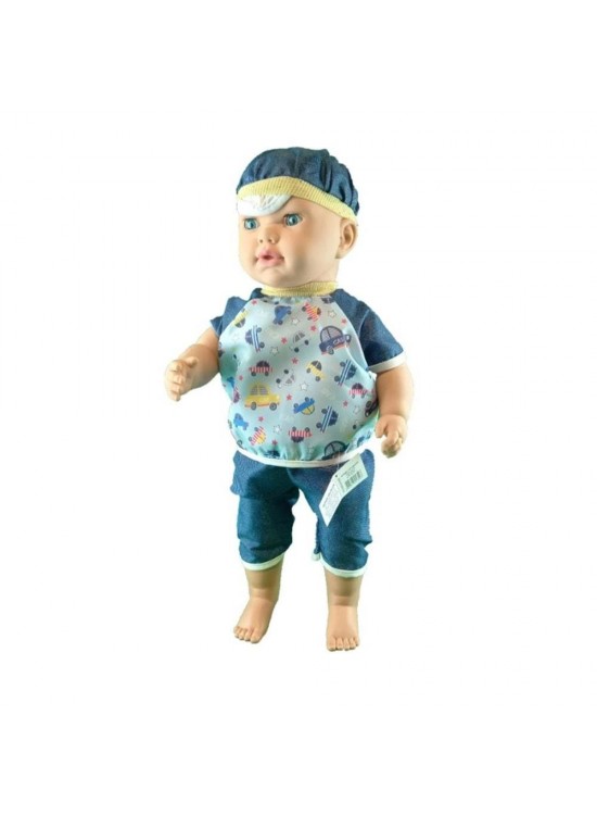 Gamze Oyuncak Türkçe Konuşan 60Cm Kel Bebek 05359