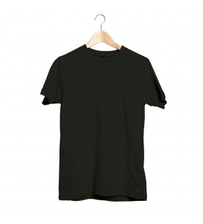 GARDENYA SİYAH M SIFIR YAKA TİŞÖRT