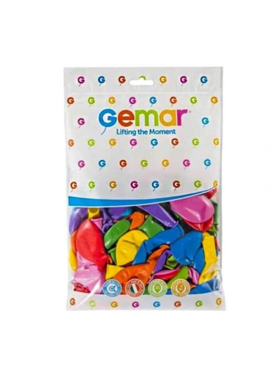 Gemar Balon G120 33Cm 100 Lü Karışık #80