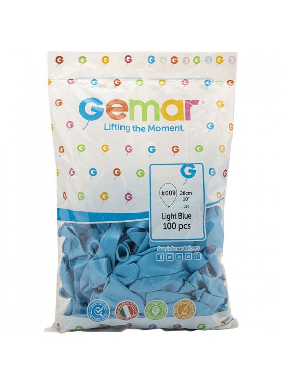 Gemar Balon G90 26Cm 100 Lü A.Mavi 09 Gemar Balon G90 26Cm 100 Lü A.Mavi 09
