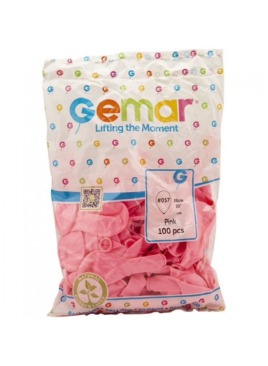Gemar Balon G90 26Cm 100 Lü Pembe 057 Gemar Balon G90 26Cm 100 Lü Pembe 057