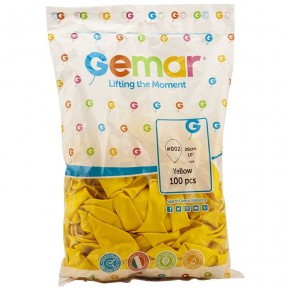 Gemar Balon G90 26Cm 100 Lü Sarı 02