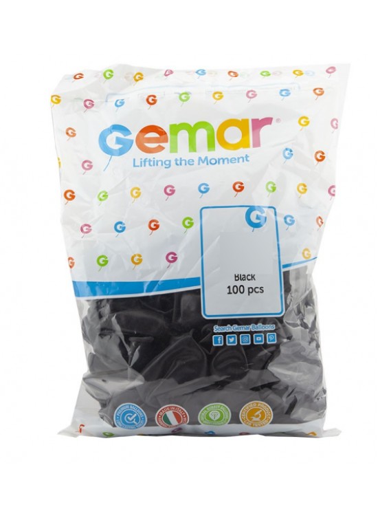 Gemar Balon G90 26Cm 100 Lü Siyah 014 Gemar Balon G90 26Cm 100 Lü Siyah 014