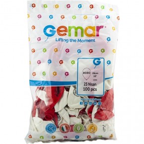 Gemar Balon GD90 26Cm 100 Lü 23 Nisan