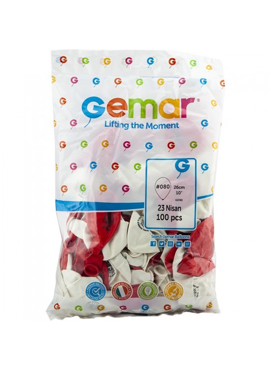 Gemar Balon GD90 26Cm 100 Lü 23 Nisan
