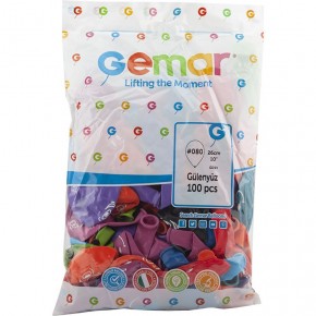 Gemar Balon GD90 26Cm 100 Lü Gülenyüz