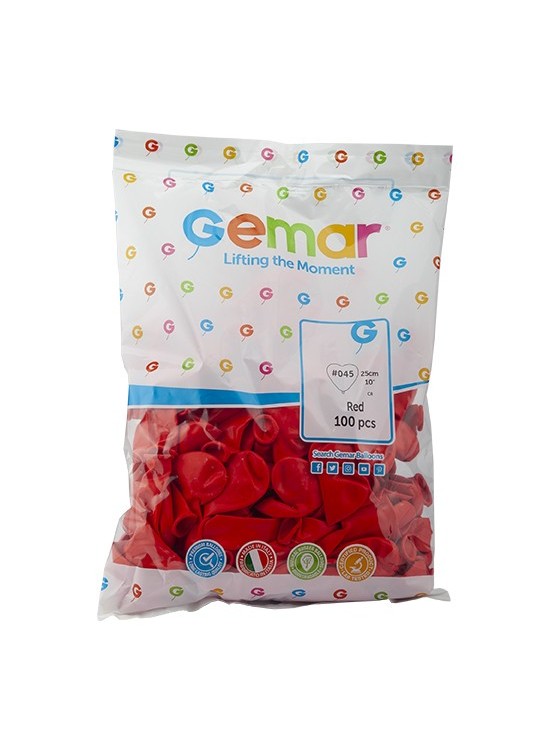 Gemar Balon GD90 26Cm 100 Lü Mini Kalp