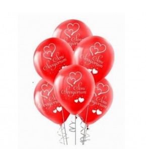 Gemar Balon GD90 26Cm 100 Lü Seni Seviyorum 45