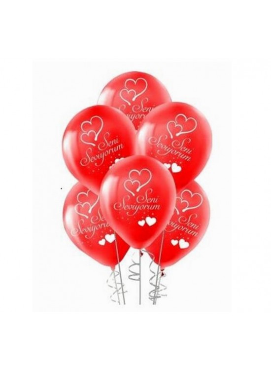 Gemar Balon GD90 26Cm 100 Lü Seni Seviyorum 45