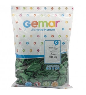 Gemar Metalik Balon Gm110 28Cm 100 Lü Yeşil 037