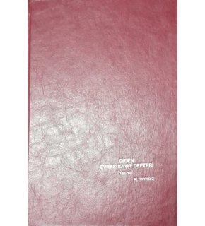 Giden Evrak Defteri Ciltli 136 Yp