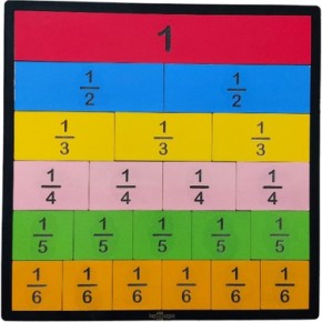 Gift Plus Ahşap Kesirler 10x20 6 lı