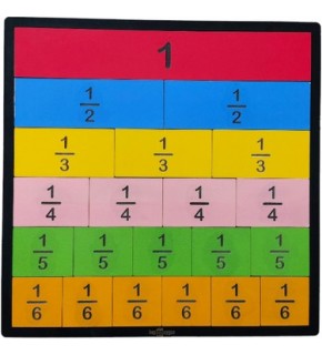 Gift Plus Ahşap Kesirler 10x20 6 lı