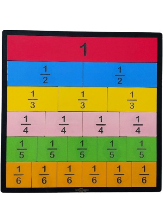 Gift Plus Ahşap Kesirler 10x20 6 lı