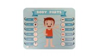 Gift Plus Ahşap Puzzle Body Parts 20x25