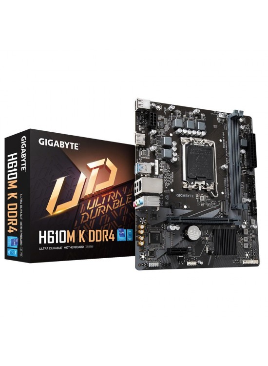 Gigabyte H610M-K-DDR4 Intel H610 Soket 1700 DDR4 3200MHz mATX Gaming (Oyuncu) Anakart Gigabyte H610M-K-DDR4 Intel H610 Soket 1700 DDR4 3200MHz mATX Gaming (Oyuncu) Anakart