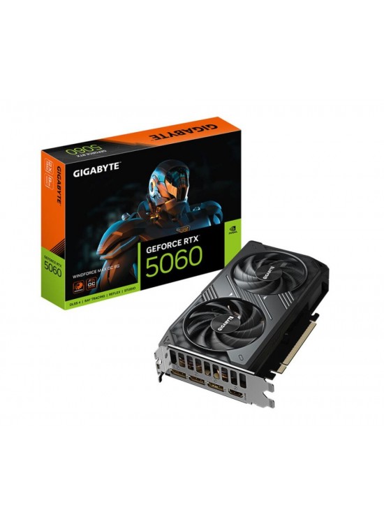 Gigabyte RTX5060 Windforce Max OC 8G GV-N5060WF2MAX OC-8GD 128 Bit GDDR7 8 GB Ekran Kartı Gigabyte RTX5060 Windforce Max OC 8G GV-N5060WF2MAX OC-8GD 128 Bit GDDR7 8 GB Ekran Kartı