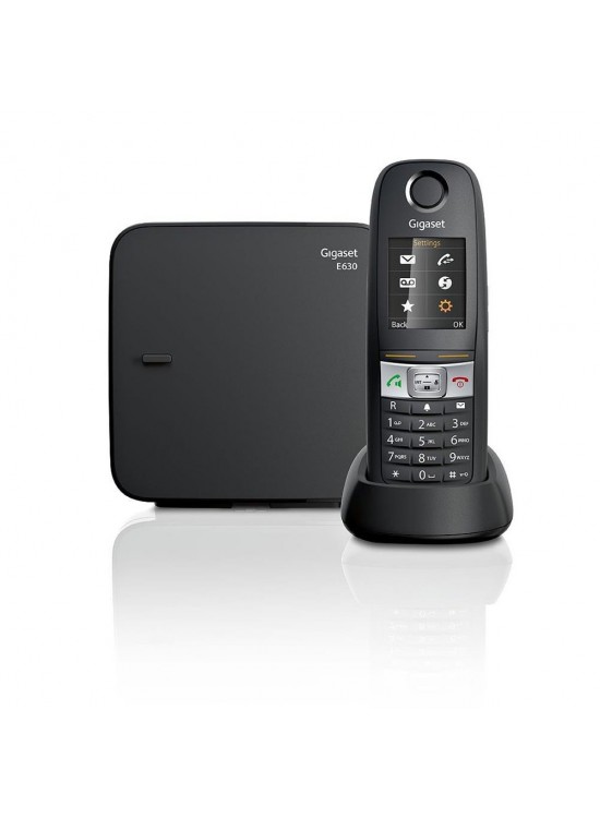 Gigaset E630 Siyah Telsiz Dect Telefon Işıklı Renkli Ekran Sms Gigaset E630 Siyah Telsiz Dect Telefon Işıklı Renkli Ekran Sms