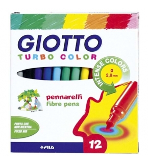 Giotto Keçeli Boya Kalemi 12 Renk 416000