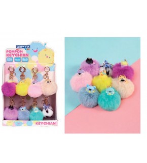 Gıpta Anahtarlık-lıttle Chubby Pompom 6 Renk 24 Lü