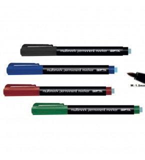 Gıpta Asetat Kalemi Permanent Marker M Seri Siyah F1535 (1 Adet)