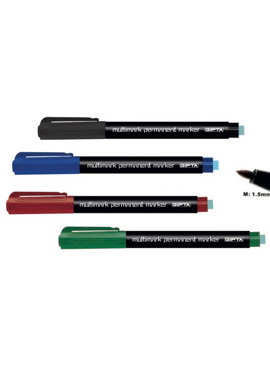 Gıpta Asetat Kalemi Permanent Marker M Seri Siyah F1535 (1 Adet)