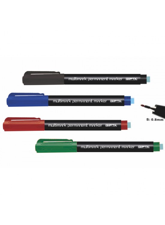 Gıpta Asetat Kalemi Permanent Marker S Seri Kırmızı F1542 (1 Adet) Gıpta Asetat Kalemi Permanent Marker S Seri Kırmızı F1542 (1 Adet)