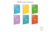 Gıpta Back Tel Dikiş Plastik Kapak Defter A4 100 YP Kareli 4988 (1 Adet)